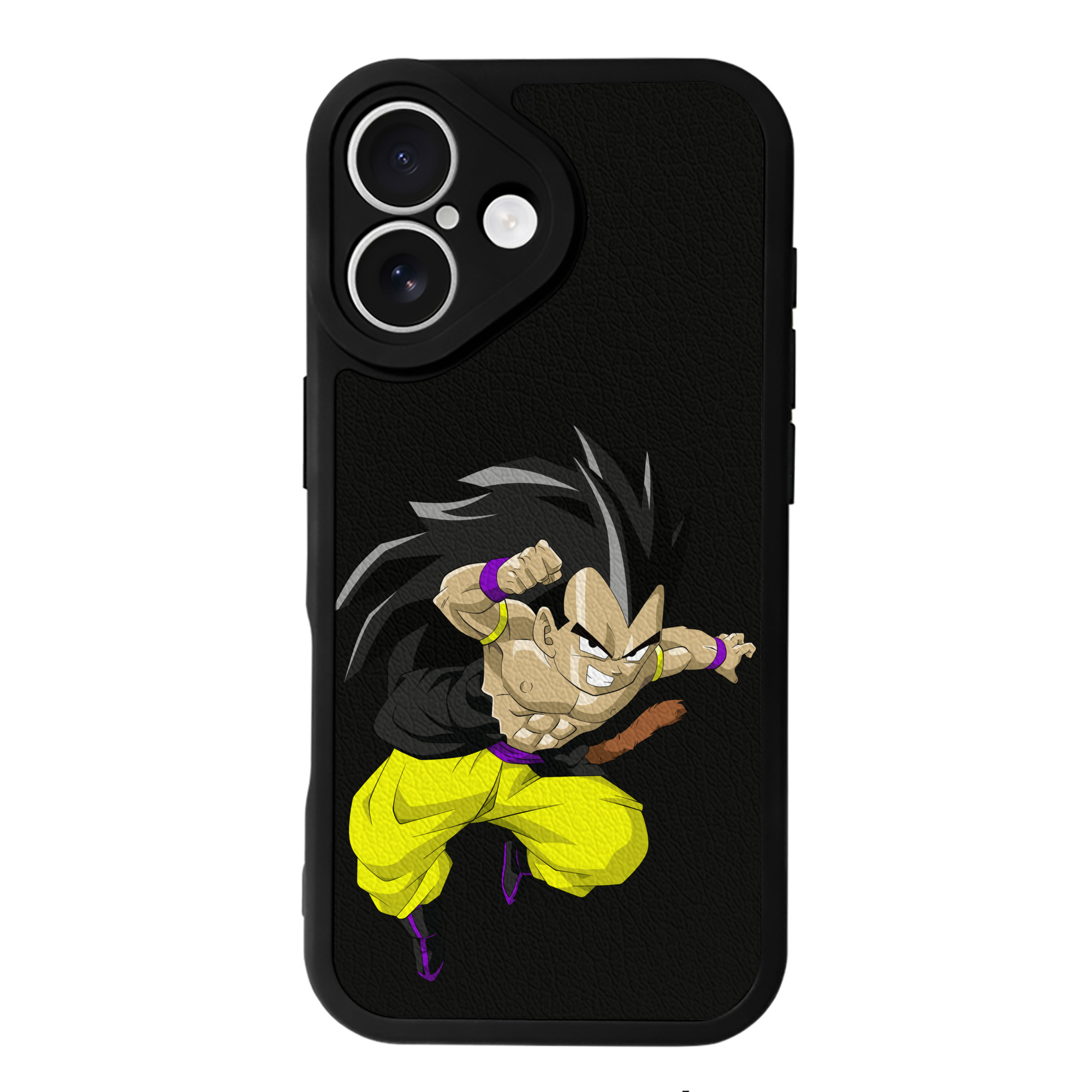 （画像用） ドラゴンボール ベジータ四世（Bejīta Yonsei）DRAGON BALL Vegeta IV 【iPhone 16シリーズ対応】シリコンスマホケース（レザー調） 材質：シリコン